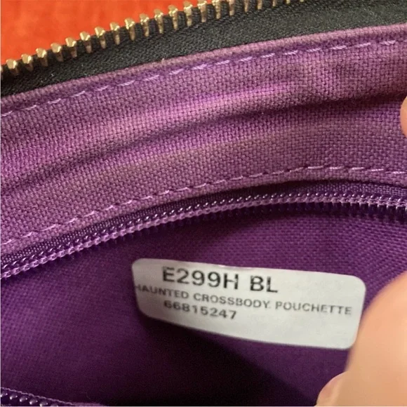 D&B Dooney & Bourke HM Haunted Mansion Wallpaper Print Crossbody - Picture 11 of 16